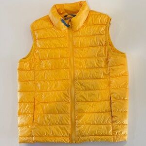 Primary Yellow Puffer Vest for Kids